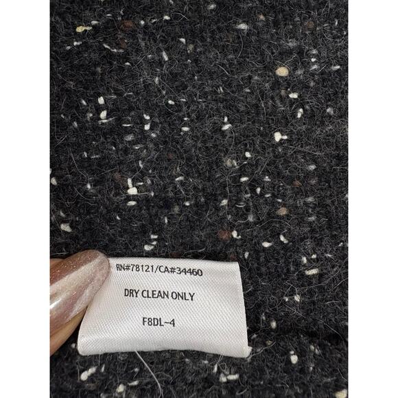 EILEEN FISHER Womens Black 100% Wool Long Cardigan Sweater Size 2XL - Picture 13 of 13